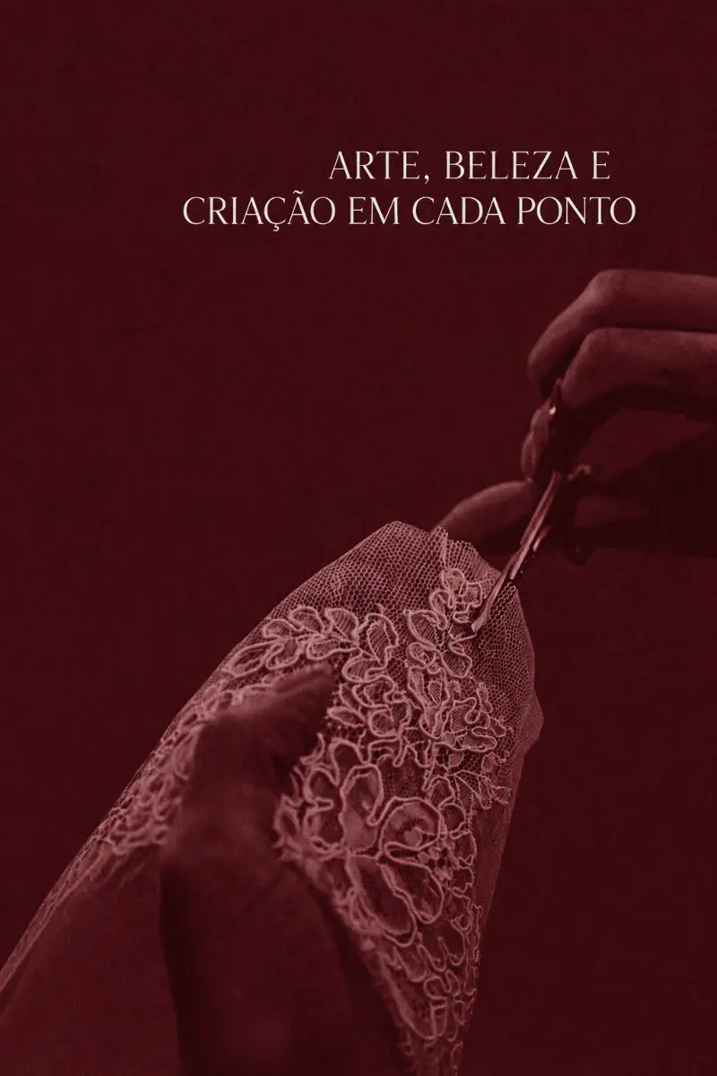 Exemplo de costura de alto padrão